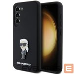 Other Phone Accessory Karl Lagerfeld  Karl Lagerfeld Silicone Ikonik Metal Pin case for Samsung Galaxy S24 - black 