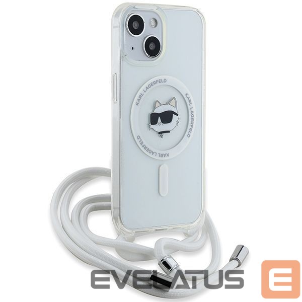 Other Phone Accessory Karl Lagerfeld Karl Lagerfeld IML Choupette Head & Cord MagSafe case for iPhone 13 / 14 / 15 - transparent