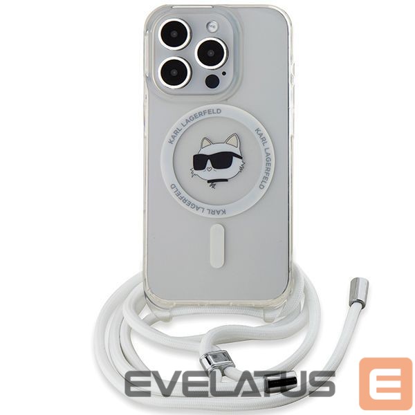 Other Phone Accessory Karl Lagerfeld Karl Lagerfeld IML Choupette Head & Cord MagSafe case for iPhone 13 Pro Max - transparent