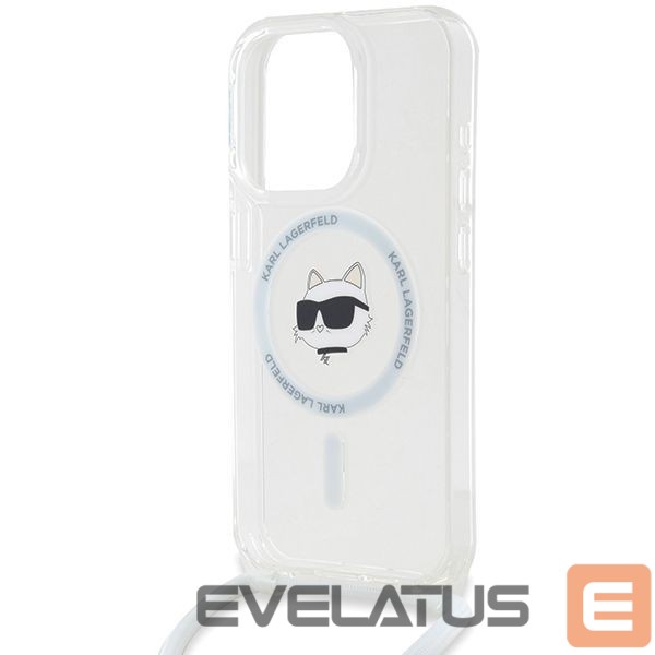 Other Phone Accessory Karl Lagerfeld Karl Lagerfeld IML Choupette Head & Cord MagSafe case for iPhone 14 Pro - transparent