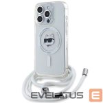 Other Phone Accessory Karl Lagerfeld  Karl Lagerfeld IML Choupette Head & Cord MagSafe case for iPhone 15 Pro - transparent 