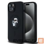 Other Phone Accessory Karl Lagerfeld  Karl Lagerfeld Silicone Karl&Choupette MagSafe case for iPhone 15 Plus / 14 Plus - black 