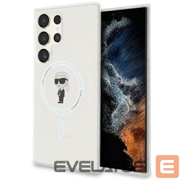 Other Phone Accessory Karl Lagerfeld Karl Lagerfeld IML Ikonik MagSafe case for Samsung Galaxy S24 Ultra - transparent