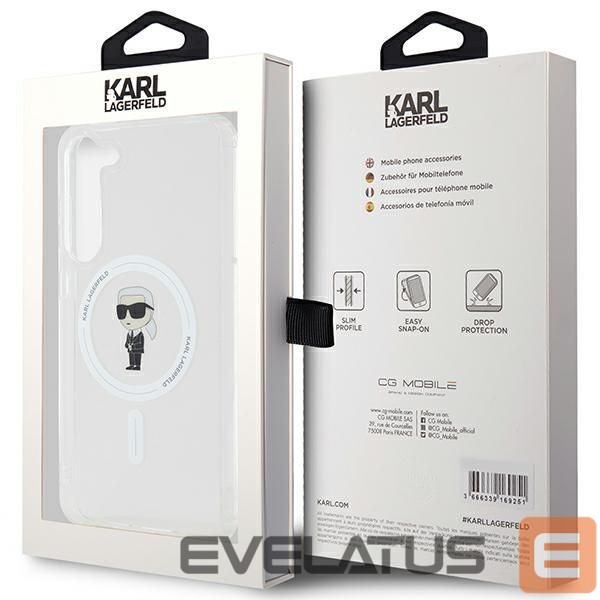 Other Phone Accessory Karl Lagerfeld Karl Lagerfeld IML Ikonik MagSafe case for Samsung Galaxy S24+ - transparent