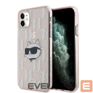 Other Phone Accessory Karl Lagerfeld  Karl Lagerfeld IML Choupette Head & Monogram case for iPhone 11 / Xr - pink 