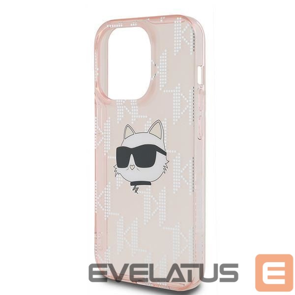 Other Phone Accessory Karl Lagerfeld Karl Lagerfeld IML Choupette Head & Monogram case for iPhone 14 Pro Max - pink