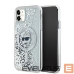 Other Phone Accessory Karl Lagerfeld  Karl Lagerfeld Liquid Glitter Choupette Head MagSafe Case for iPhone 11 / Xr - Transparent 