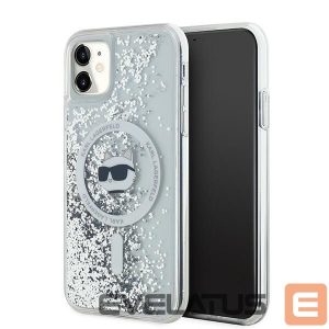 Other Phone Accessory Karl Lagerfeld  Karl Lagerfeld Liquid Glitter Choupette Head MagSafe Case for iPhone 11 / Xr - Transparent 