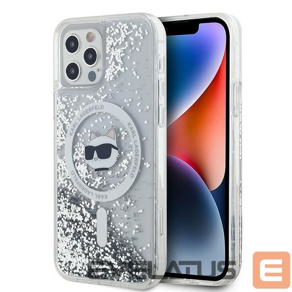 Other Phone Accessory Karl Lagerfeld Karl Lagerfeld Liquid Glitter Choupette Head MagSafe Case for iPhone 12 / 12 Pro - Transparent