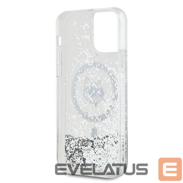 Other Phone Accessory Karl Lagerfeld Karl Lagerfeld Liquid Glitter Choupette Head MagSafe Case for iPhone 12 / 12 Pro - Transparent