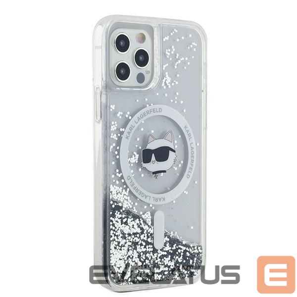 Other Phone Accessory Karl Lagerfeld Karl Lagerfeld Liquid Glitter Choupette Head MagSafe Case for iPhone 12 / 12 Pro - Transparent