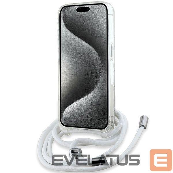 Other Phone Accessory Karl Lagerfeld Karl Lagerfeld Crossbody IML Karl Head MagSafe case for iPhone 15 Pro - transparent