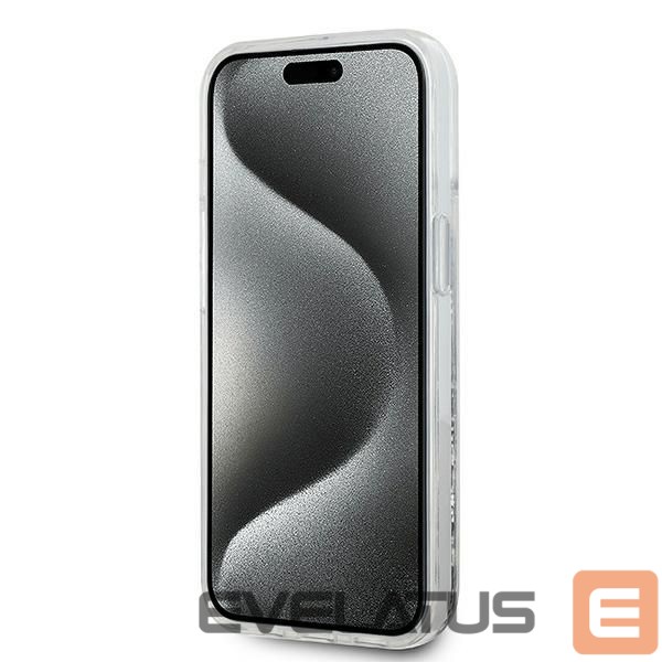 Other Phone Accessory Karl Lagerfeld Karl Lagerfeld Liquid Glitter Choupette Head MagSafe case for iPhone 15 / 14 / 13 - transparent