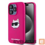 Other Phone Accessory Karl Lagerfeld  Karl Lagerfeld Silicone Choupette Head MagSafe case for iPhone 15 Pro Max - pink 