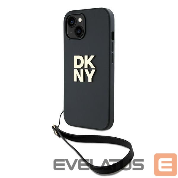 Other Phone Accessory DKNY DKNY Wrist Strap Stock Logo case for iPhone 14 / 15 / 13 - black