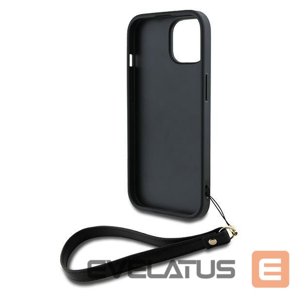 Other Phone Accessory DKNY DKNY Wrist Strap Stock Logo case for iPhone 14 / 15 / 13 - black