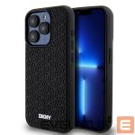 Other Phone Accessory DKNY  DKNY 3D Rubber Repeat Pattern case for iPhone 15 Pro - black 