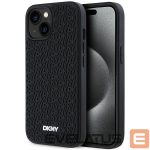 Other Phone Accessory DKNY  DKNY 3D Rubber Repeat Pattern case for iPhone 15 Plus - black 