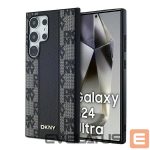 Other Phone Accessory DKNY  DKNY Leather Checkered Mono Pattern MagSafe Case for Samsung Galaxy S24 Ultra - Black 