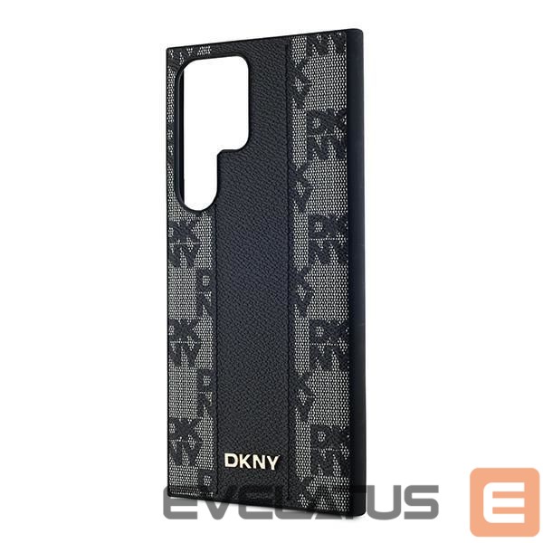 Other Phone Accessory DKNY DKNY Leather Checkered Mono Pattern MagSafe Case for Samsung Galaxy S24 Ultra - Black