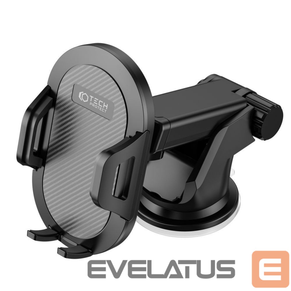 Auto holder Tech-Protect Tech-Protect V1 Car Phone Holder for Windshield/Cockpit - Black