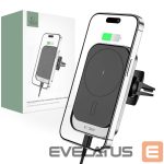 Adapter Tech-Protect  Tech-Protect CW19 MagSafe magnetic car holder with 15W inductive charger for air vent - black 