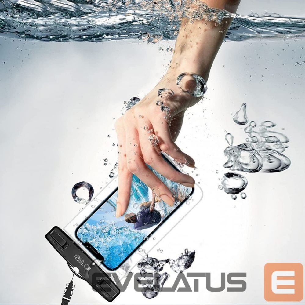 Other Tech-Protect Tech-Protect UWC7 waterproof case universal for smartphones up to 6.9" - black