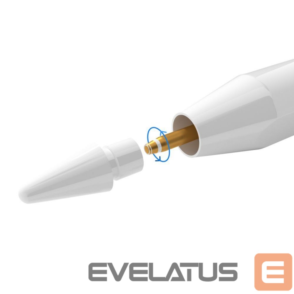 Stylus Tech-Protect Tech-Protect Digital Magnetic Stylus Pen 2 Magnetic for iPad Tablet - White