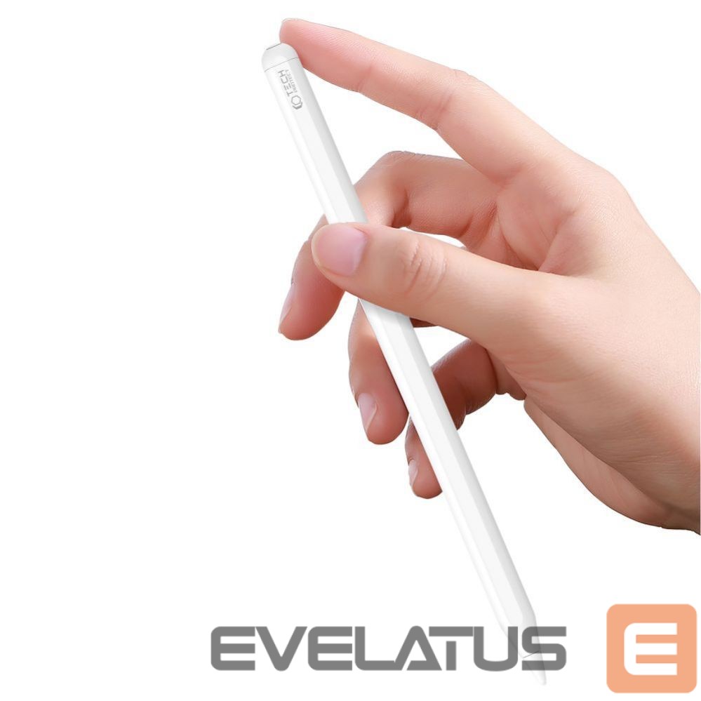 Stylus Tech-Protect Tech-Protect Digital Magnetic Stylus Pen 2 Magnetic for iPad Tablet - White