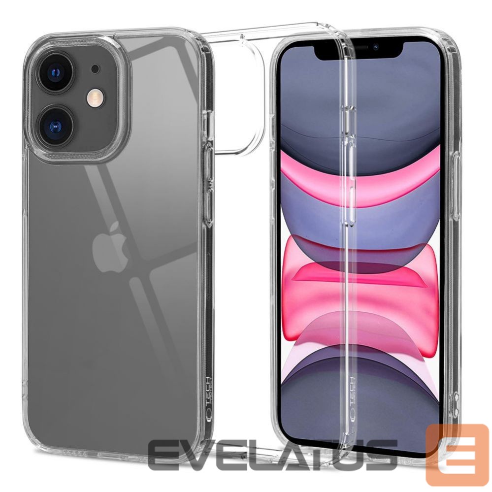 Back panel cover Tech-Protect Tech-Protect FlexAir Hybrid iPhone 11 Case - Clear