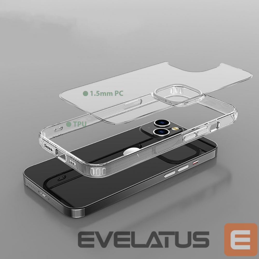 Back panel cover Tech-Protect Tech-Protect FlexAir Hybrid iPhone 11 Case - Clear
