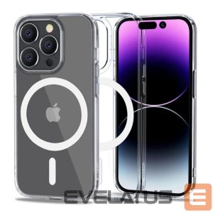 Back panel cover Tech-Protect  Tech-Protect FlexAir Hybrid MagSafe Case for iPhone 14 Pro - Clear 