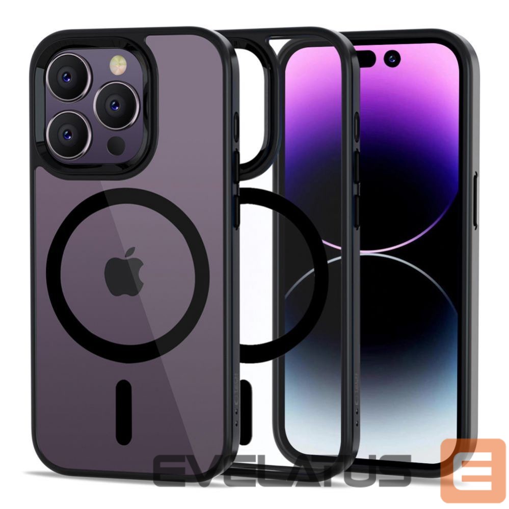 Back panel cover Tech-Protect Transparent || Black