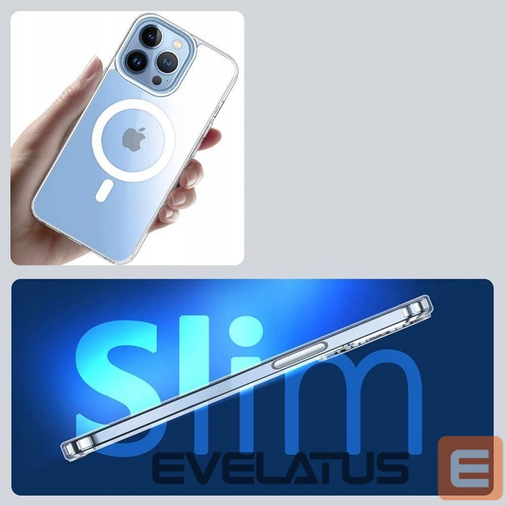 Back panel cover Tech-Protect Tech-Protect FlexAir Hybrid MagSafe Case for iPhone 12 mini - Clear
