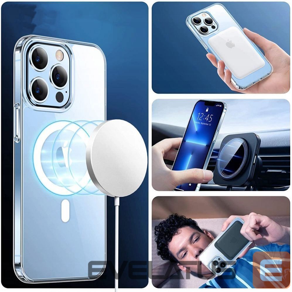 Back panel cover Tech-Protect Tech-Protect FlexAir Hybrid MagSafe Case for iPhone 12 mini - Clear