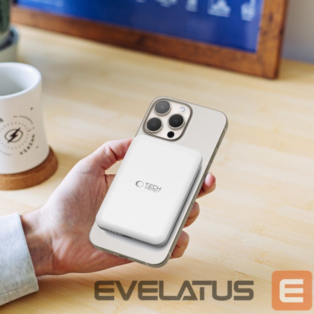 Power bank Tech-Protect White