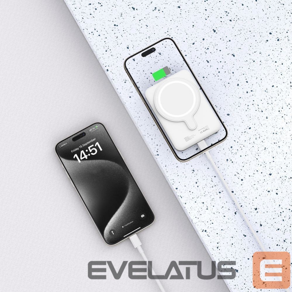 Power bank Tech-Protect White