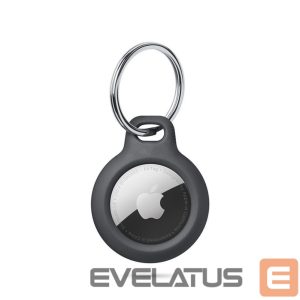 Back panel cover Tech-Protect  Tech-Protect Rough Case for Apple AirTag with Ring - Black 