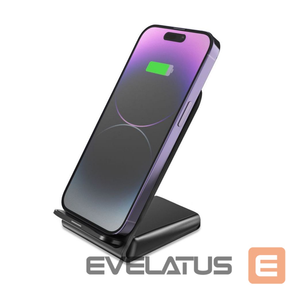 Adapter Tech-Protect Tech-Protect QI15W-S2 inductive charger 15W in the form of a stand - black