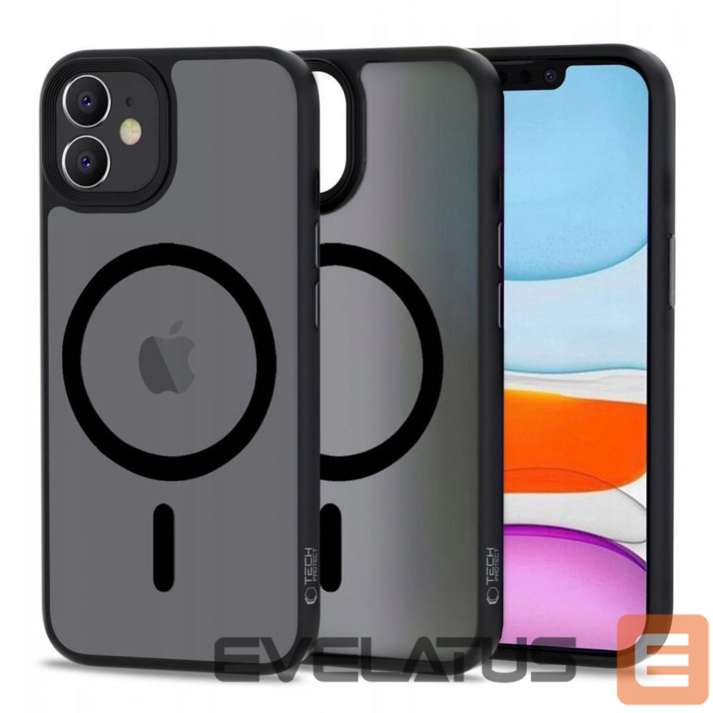 Back panel cover Tech-Protect - Black || Semi-transparent