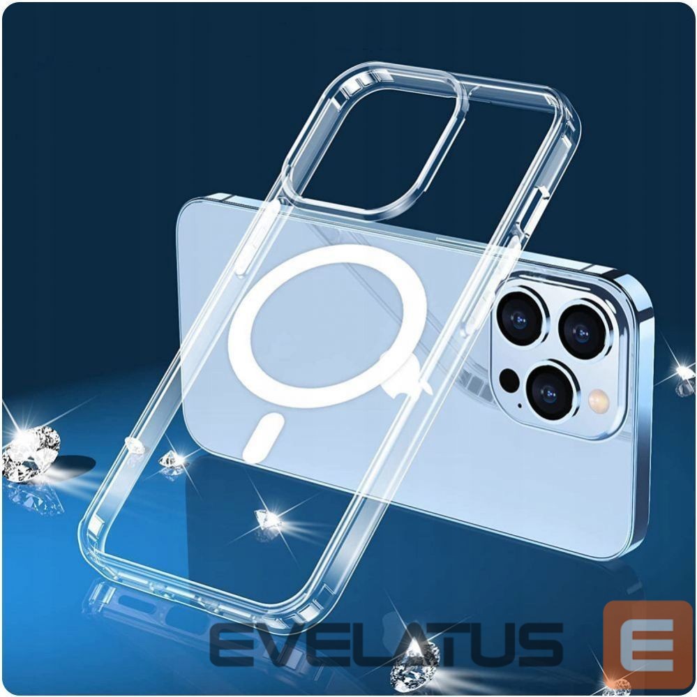 Back panel cover Tech-Protect Tech-Protect FlexAir Hybrid MagSafe Case for Samsung Galaxy S23 - Clear