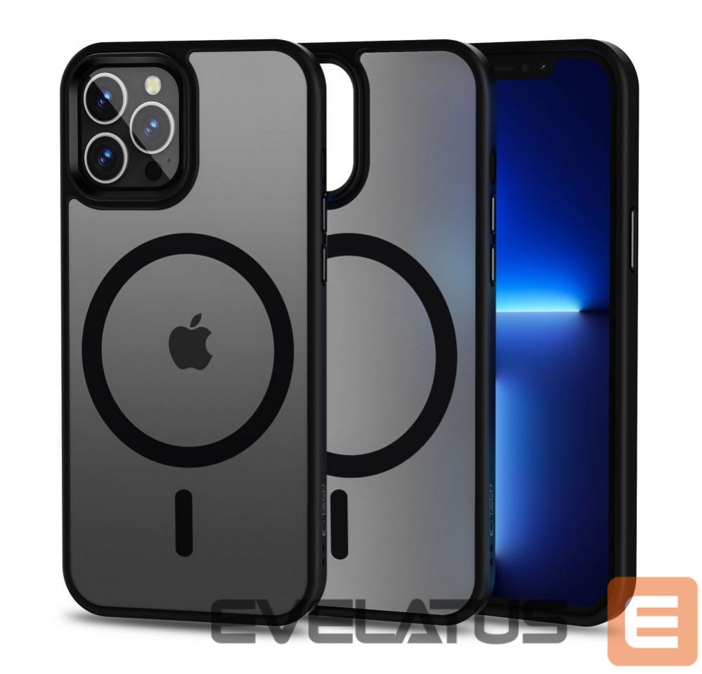 Back panel cover Tech-Protect Black || Semi-transparent