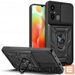 Back panel cover Tech-Protect  Tech-Protect CamShield Pro Case for Xiaomi Redmi 12C - Black 