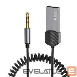 Cable Tech-Protect  Tech-Protect UltraBoost audio adapter mini jack 3.5mm (male) / Bluetooth - gray 