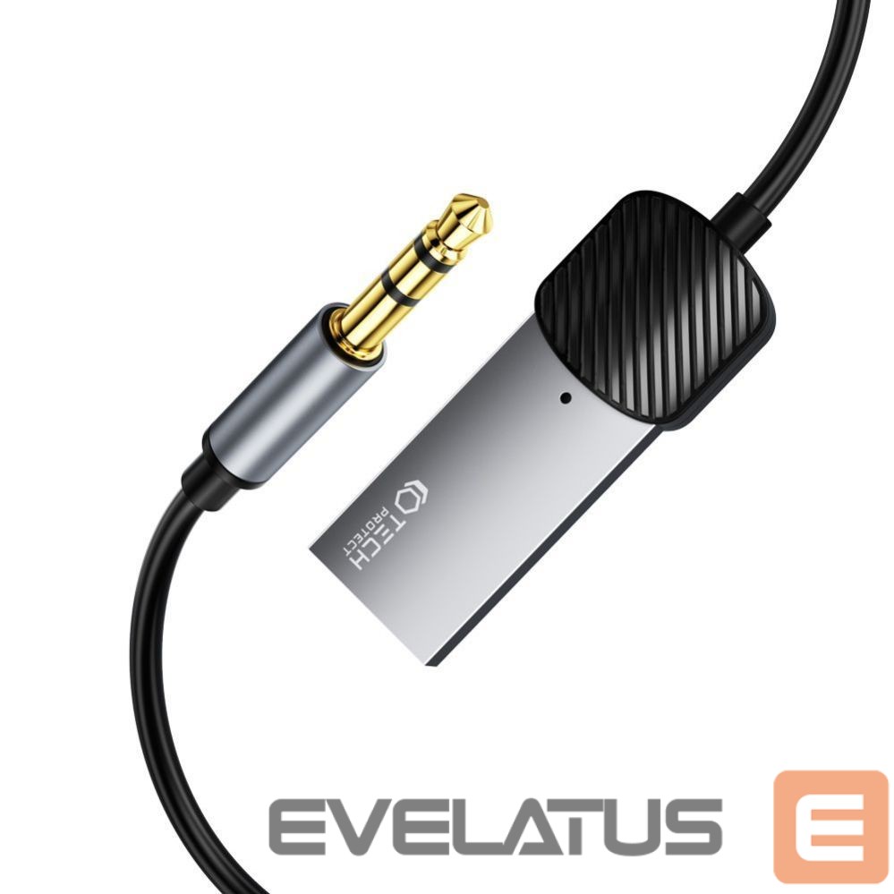 Cable Tech-Protect Tech-Protect UltraBoost audio adapter mini jack 3.5mm (male) / Bluetooth - gray