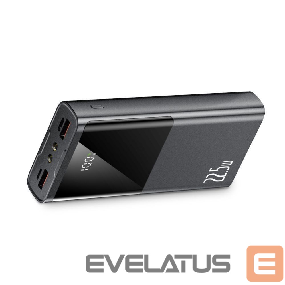 Power bank Tech-Protect Powerbank Tech-Protect PB13 20000mAh 22.5W 2x USB-A / USB-C / Lightning with USB-C / USB-A cable - gray Gray