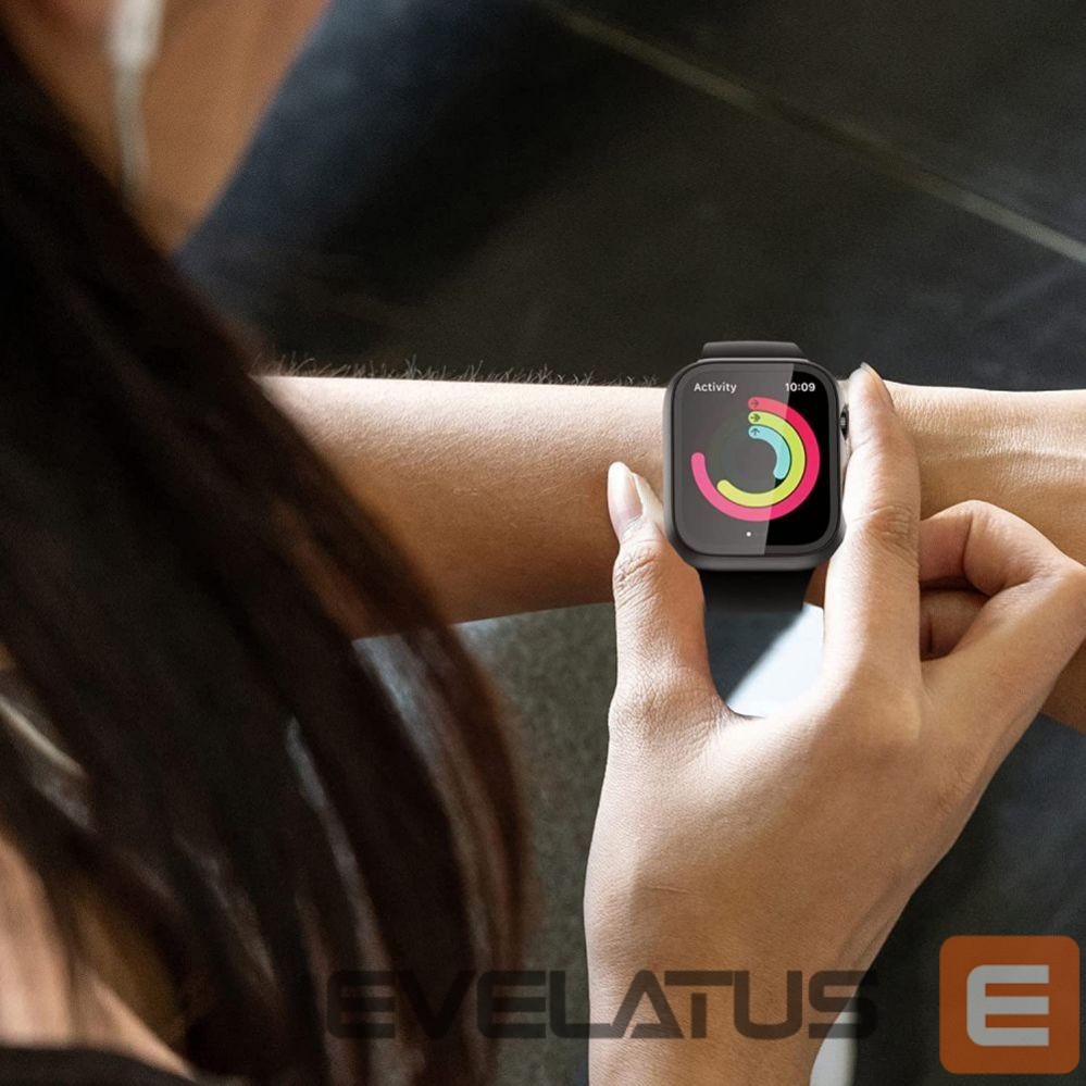 Back panel cover Tech-Protect Tech-Protect Defense360 case for Apple Watch 7 / 8 / 9 (45 mm) - titanium orange