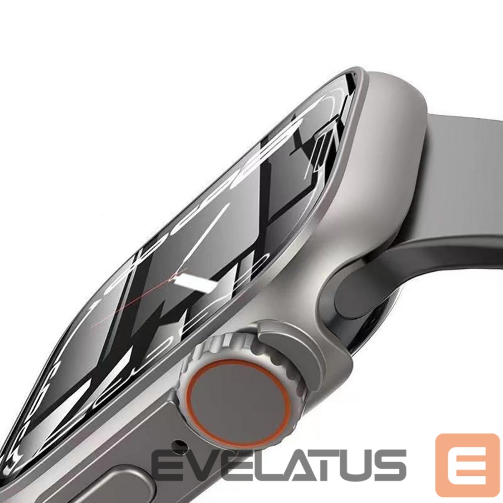 Back panel cover Tech-Protect Tech-Protect Defense360 case for Apple Watch 7 / 8 / 9 (45 mm) - titanium orange