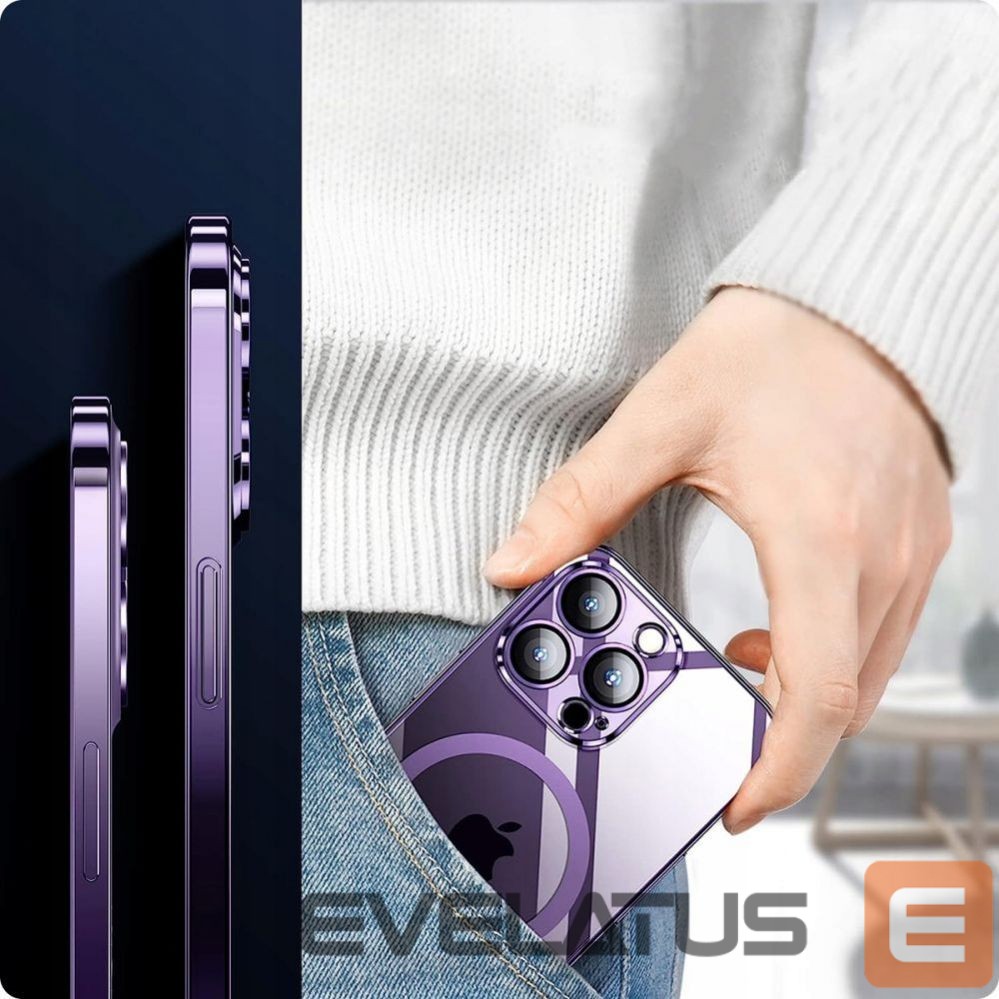Back panel cover Tech-Protect Transparent || Black