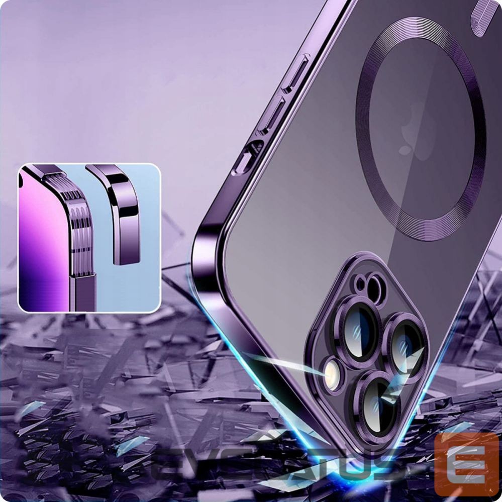 Back panel cover Tech-Protect Transparent || Black